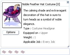 Nobles Feather Hat Preview